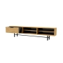 Szafka RTV-56 Drewno Lite Dąb Loft Lakier Rozmiary od 100 cm do 200 cm PREMIUM